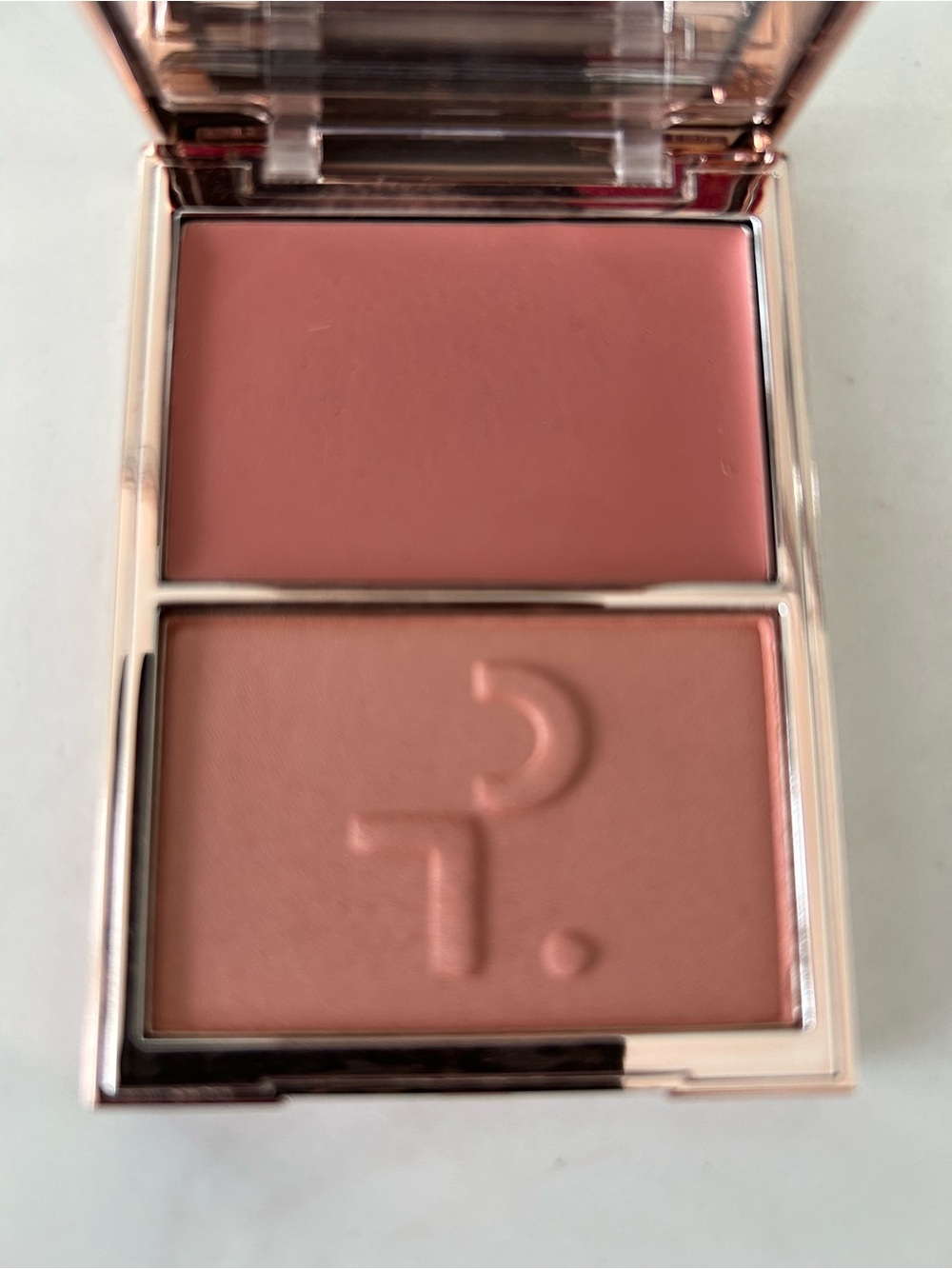 Patrick Ta Dual-Texture Blush Duo — Rose Peach Blend